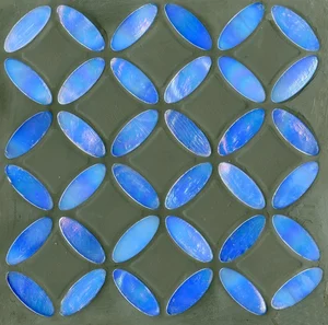 JNJ Mosaic Керамическая Мозаика SA64-T(B) 20x20 глянцевая