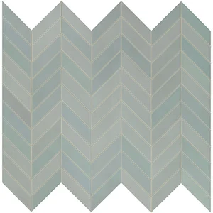 Керамогранит Mutina BOM64 Mews Light Blue Chevron 5,5x19,6 матовый