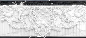 Бордюр Kerasol Estatuaria Isabel Blanco Cenefa 11x25 матовый
