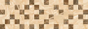 Плитка Kerasol Persia Mosaico Oro Rectificado 30x90 глянцевая
