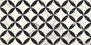 Декоративный элемент Keratile Star Anthea Blanco 25x50 глянцевый