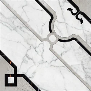 Декоративный элемент Kerranova Marble trend K-1000/MR/d01-cut 60x60 матовый