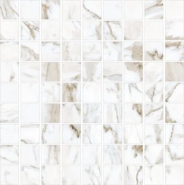 Мозаика Kerranova Marble Trend K-1001/LR/m10 24x24 лаппатированная