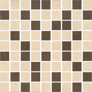 Мозаика Kerranova Marble trend K-1003(1002)/LR/m22 30x30 лаппатированная