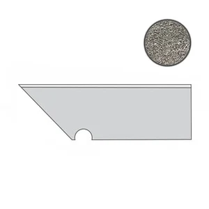 Бордюр Atlas Concorde Italy Klif Grey Battiscopa Sag. SX AN4N 7,2x30 матовый