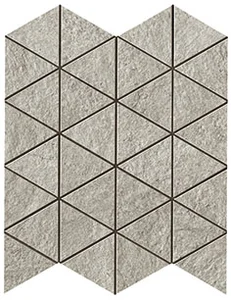 Мозаика Atlas Concorde Italy Klif Silver Triangles AN7H 28x33 матовая