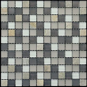 Мозаика Natural Mosaic Kobe KBE-07 (FT-02-23) (Стекло Кварц) 29,8x29,8 матовая
