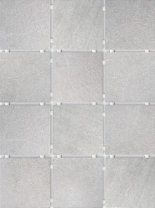 Плитка Kerama Marazzi Караоке серый, полотно из 12 частей 9,9х9,9 1220T 30x40 глянцевая