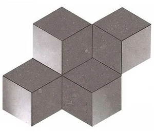 Мозаика Atlas Concorde Italy Kone Grey Mosaico Esagono AUN5 30x35 матовая