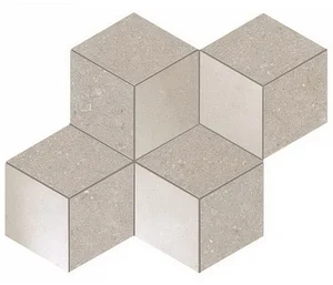Мозаика Atlas Concorde Italy Kone Silver Mosaico Esagono AUN3 30x35 матовая