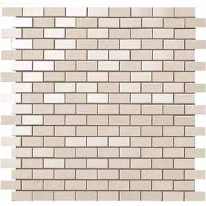 Мозаика Atlas Concorde Italy Kone White Mosaico Brick AUOJ 30,4x30,4 матовая