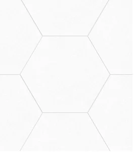 Керамогранит Kronos Trellis Exa White Esagono 7244 17,5x20,5 матовый