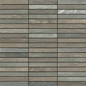 Мозаика Kronos Wood Side Wood Dark Mosaico 6615 30x30 матовая