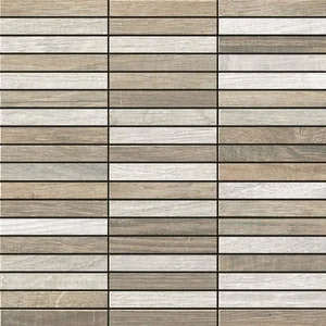 Мозаика Kronos Wood Side Wood Light Mosaico 6616 30x30 матовая