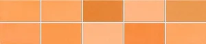 Бордюр Marazzi Espana L-Minimal Naranja D320 8x38 матовый