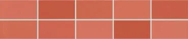 Бордюр Marazzi Espana L-Minimal Rojo D319 8x38 матовый