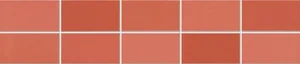 Бордюр Marazzi Espana L-Minimal Rojo D319 8x38 матовый