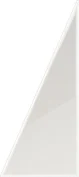 Плитка La Diva Veronica Triangolo Sx Liscia A Panna Lucido 4x9 глянцевая