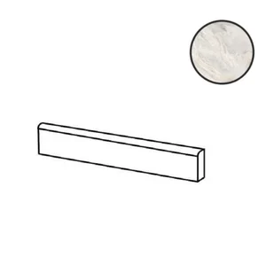 Бордюр La Fabbrica AVA Battiscopa Deep Stone White Nat Ret 204077 7x60 натуральный