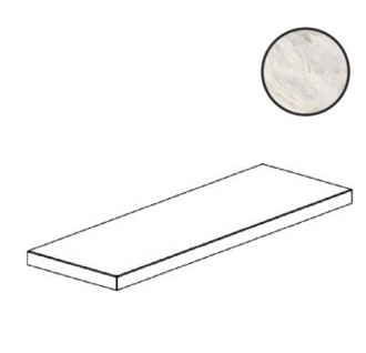 Deep Stone Ang. Gradino Costa Retta Dx White Lap Ret 204132