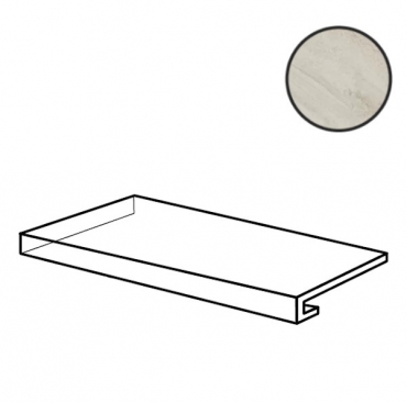 Ступень La Fabbrica Deep Stone Ang. Gradino Costa Retta Sx Beige Lap Ret 204129 33x120 лаппатированная