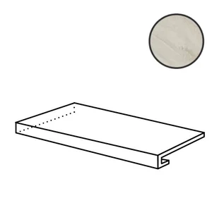 Ступень La Fabbrica AVA Deep Stone Gradino Costa Retta Beige Nat Ret 204084 33x120 натуральная