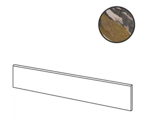 Бордюр La Fabbrica AVA Marmi Siciliani Battiscopa Breccia Sicilia Nat Ret 275501 6,5x120 натуральный