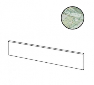 Marmi Siciliani Battiscopa Green Sky Lap Ret 278502