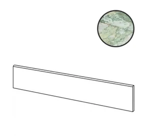 Бордюр La Fabbrica AVA Marmi Siciliani Battiscopa Green Sky Lap Ret 278502 6,5x120 лаппатированный