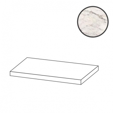 Ступень La Fabbrica Marmi Siciliani Gradino Costa Retta DX Breccia Capraia Nat Ret 274611 33x120 натуральная
