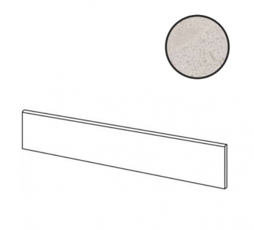 Бордюр La Fabbrica Velaris Battiscopa Grigio Nat Ret 263514 7x100 матовый