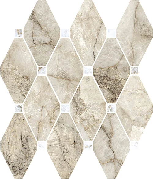 Мозаика La Fabbrica AVA Gemstone Octagone Desert Lap 179143 30x30 лаппатированная
