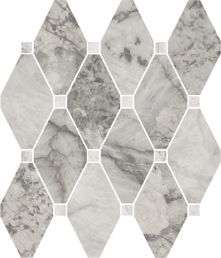 Мозаика La Fabbrica Gemstone Octagone Grey Lap 179145 30x30 лаппатированная