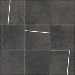 Мозаика La Fabbrica AVA Hurban Quadrotto Intarsio Graphite 177324 30x30 матовая