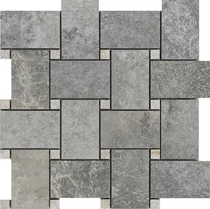 Мозаика La Fabbrica AVA Jungle Stone Intreccio Silver Nat 154306 30x30 матовая