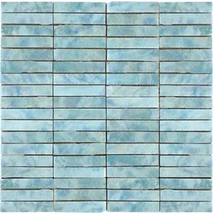 Мозаика La Moderna Meteora Blue 1,2х7,2 30x30 матовая