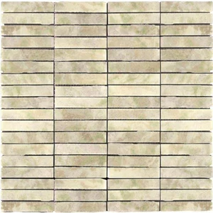 Мозаика La Moderna Meteora White 1,2х7,2 30x30 матовая
