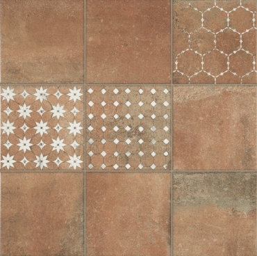 Керамогранит La Platera Kube Quinta Cotto-Carrara 45x45 матовый