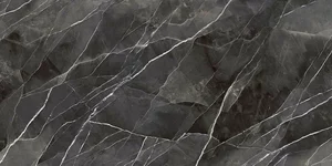 Керамогранит Laminam Diamond Calacatta Black Bocciardato Book Match A 12 mm LAMF0M0215_IT 160x320 натуральный