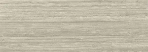 Керамогранит Laminam Hado Travertino Silver Rain LAMF011841_IT 100x300 рельефный