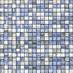 Мозаика L'Antic Colonial Arabia Mix Blue Silver 100092710 29,5x29,5 глянцевая