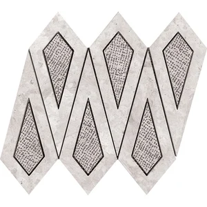 Мозаика L'Antic Colonial Arrowhead Cream L241717281 24,5x29,5 матовая