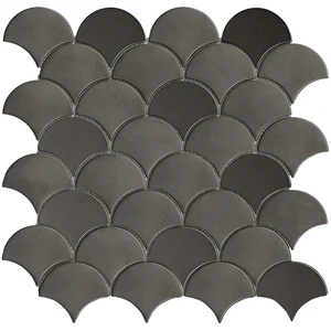 Мозаика L'Antic Colonial Drop Antracite L241717231 29,5x29,6 полированная