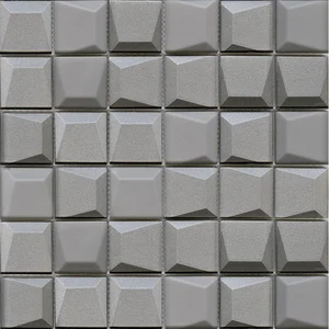 Мозаика L'Antic Colonial Effect Square Silver L244007361 30x30 матовая