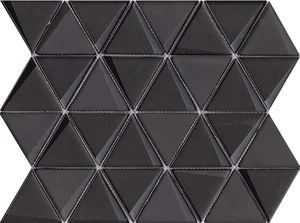 Мозаика L'Antic Colonial 100272798 Effect Triangle Black 26x31 G-133 рельефная