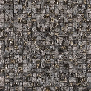 Мозаика L'Antic Colonial 100161534 Elite Lava Stone Mix Gold Silver 30x30 G-146 рельефная
