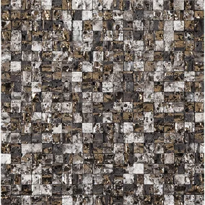 Мозаика L'Antic Colonial 100172973 Elite Lava Stone Mix Gold White (1.4x1.4) 30,1x30,1 G-146 рельефная