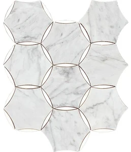 Мозаика L'Antic Colonial Essential Links Carrara 100308753 25,4x29,5 матовая