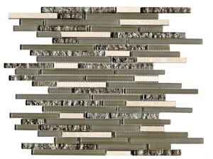 Мозаика L'Antic Colonial Eternity Mini Strip Cream L242521821 29,8x30,5 глянцевая