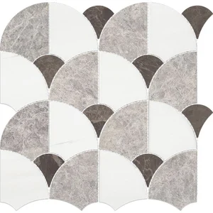 Мозаика L'Antic Colonial 100330407 FIGURE Shell Dark 29,7x29,9 G-148 матовая